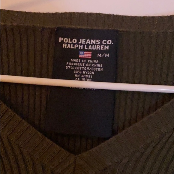 Ralph Lauren olive green long sleeve - Picture 3 of 3